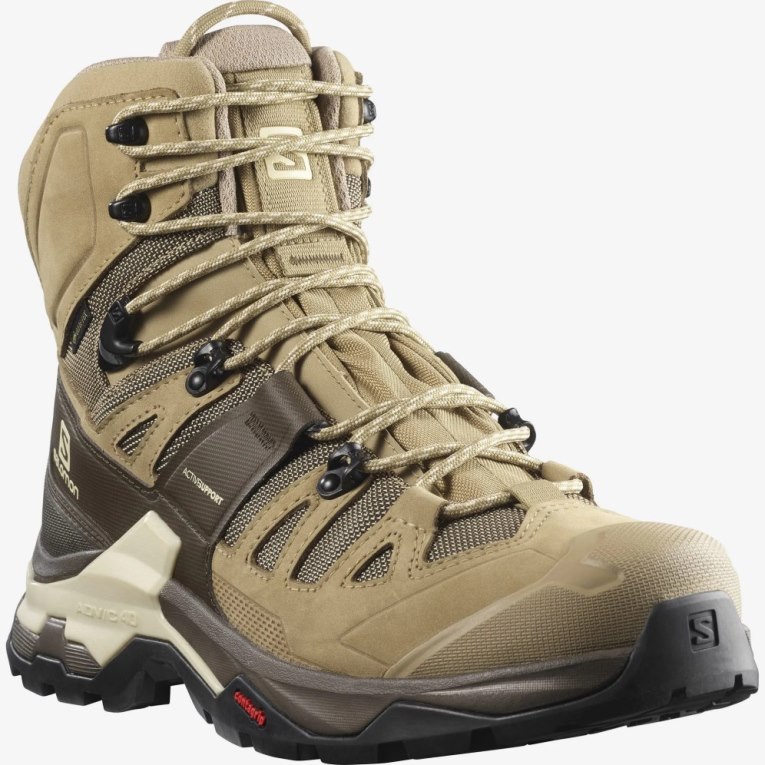 Botas Montaña Salomon Quest 4 GTX Hombre Verde Oliva | MX IOTK523